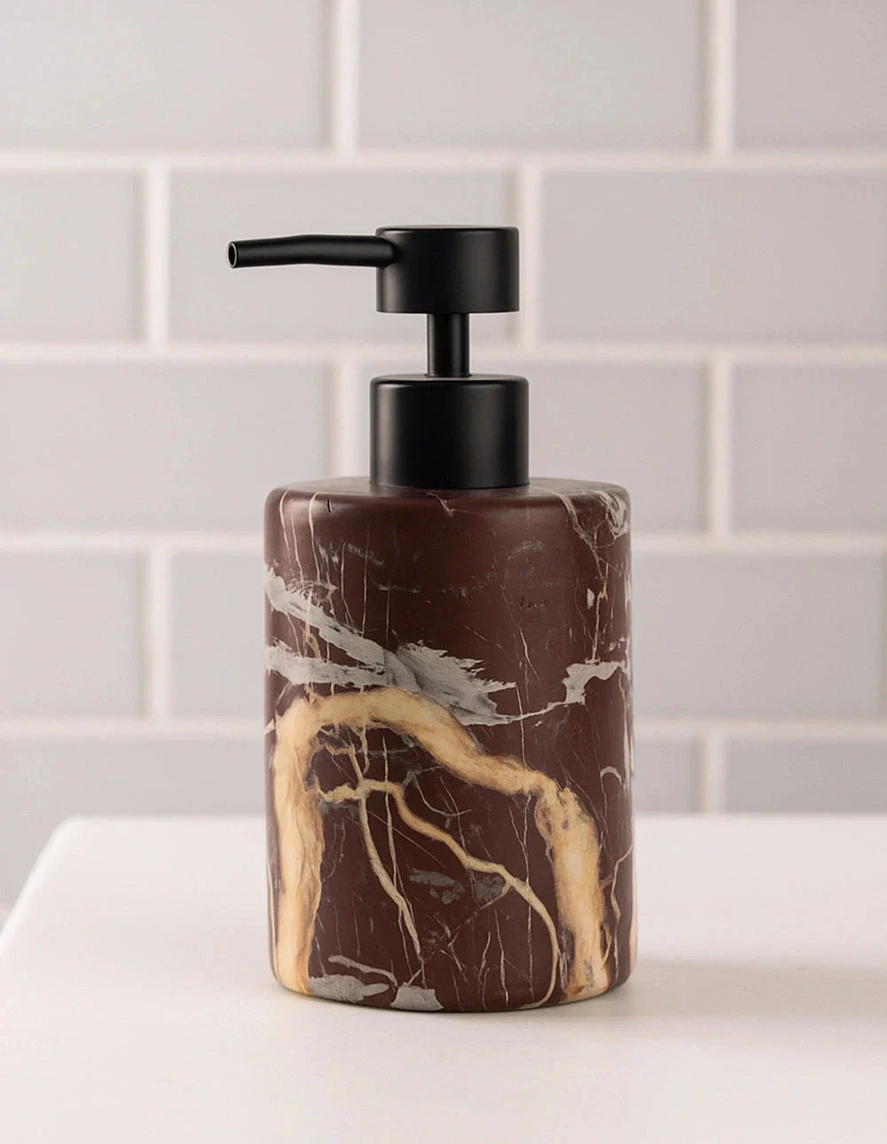 MARBLE SOAP DISPENSER - INDIAN LEVANTO