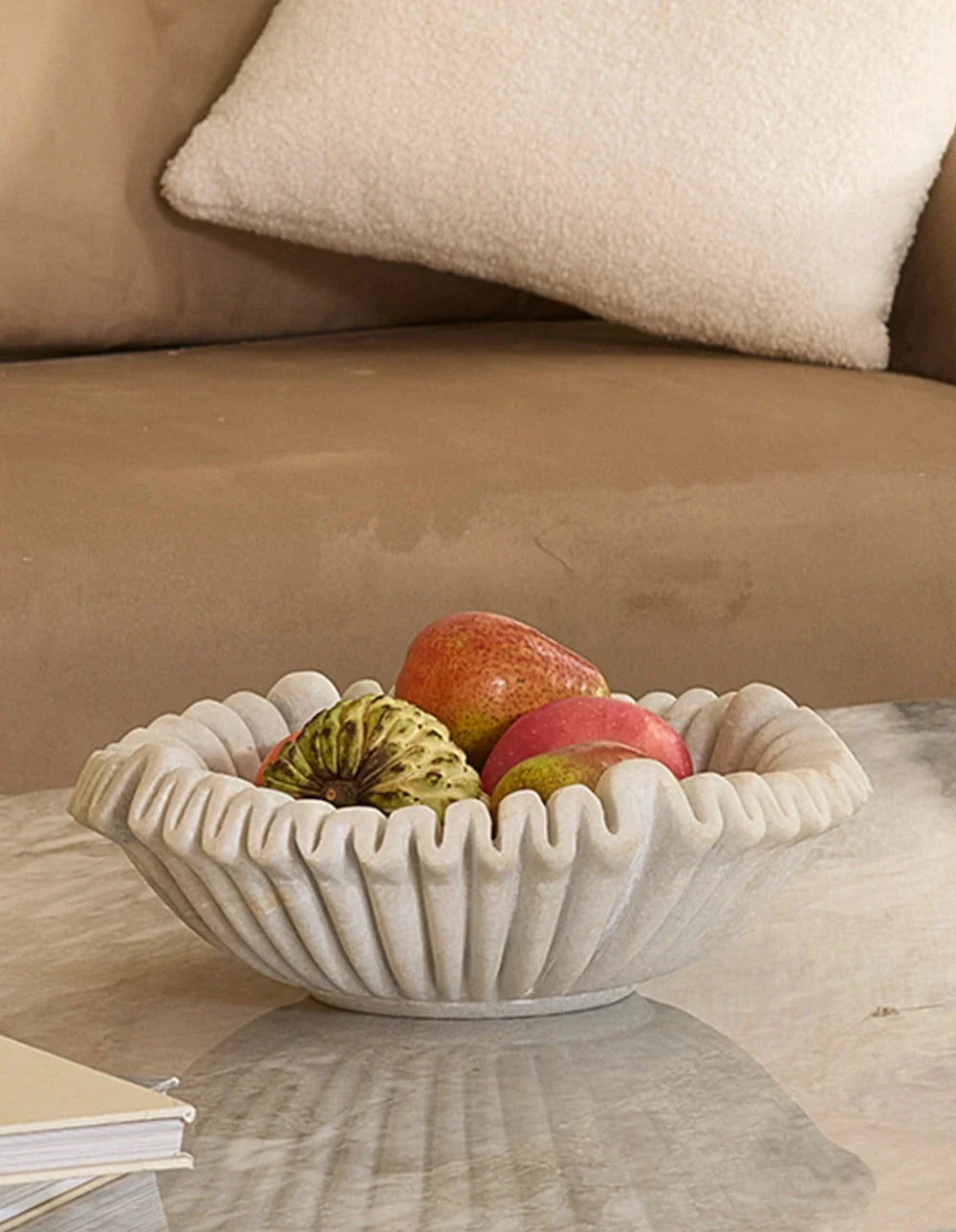 FRILL BOWL - WHITE