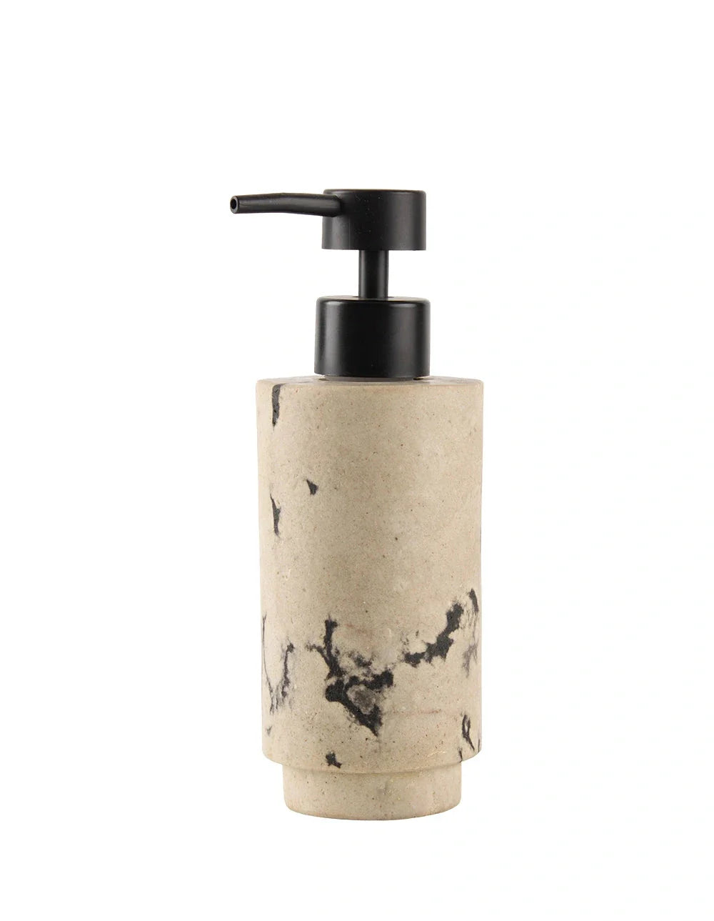 MARBLE SOAP DISPENSER - BEIGE
