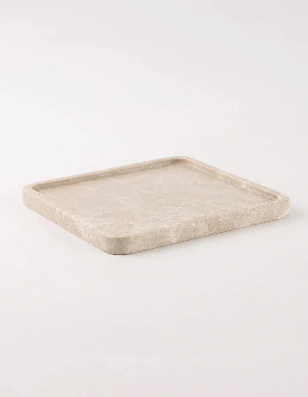 FORM MARBLE TRAY - LARGE - BEIGE