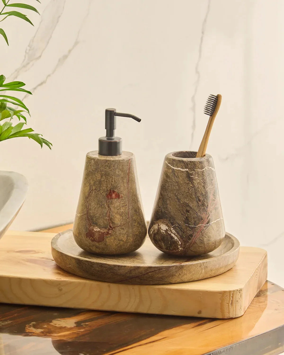 REEN BROWN - Dispenser Set